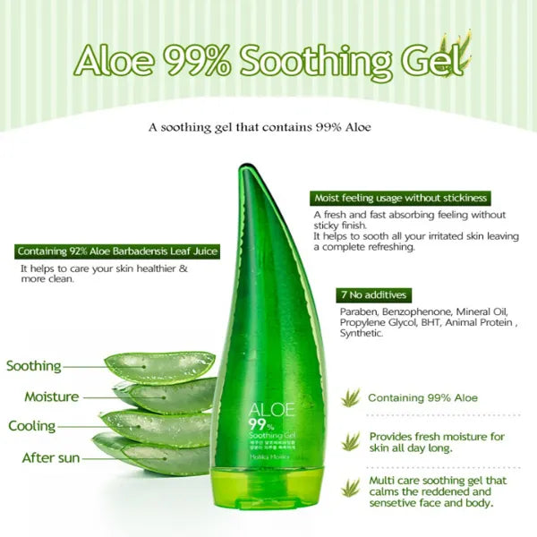 Aloe Vera Gel – 160ml Green for Skin & Hair