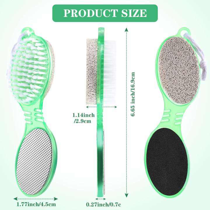 4 In 1 Foot Care Callus Remover & Scrubber Brush