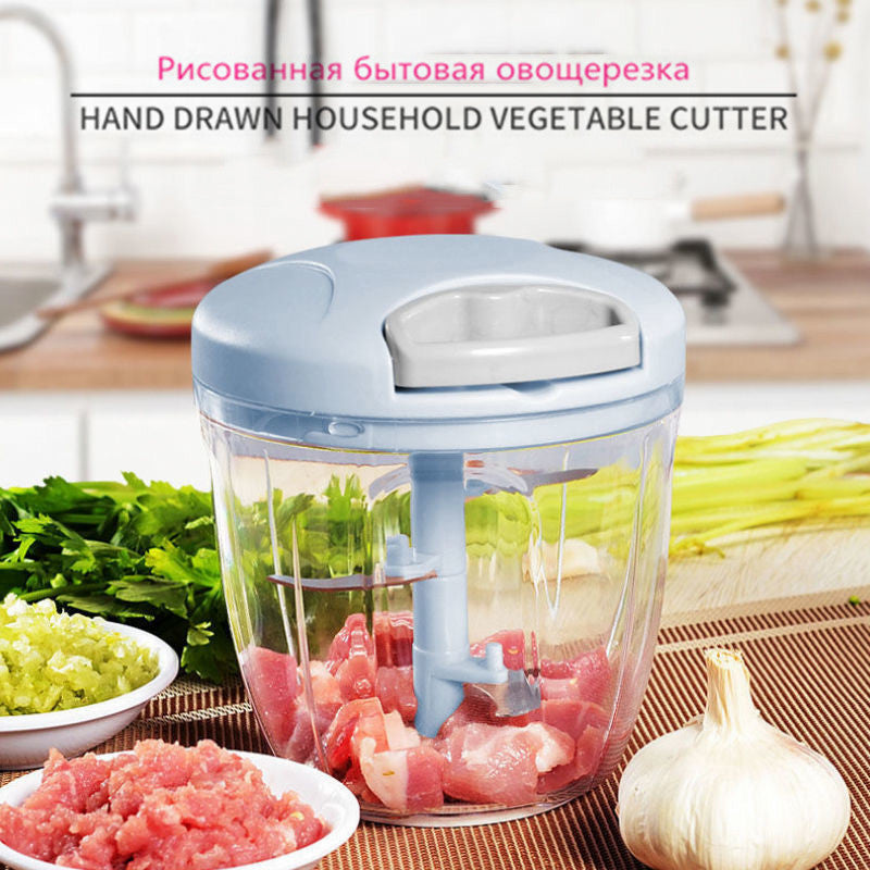 Double Blade Hand Push Chopper & Meat Mincer – DiscountStore