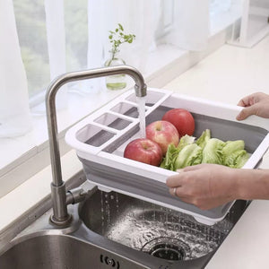 Collapsible & Portable Dish Drying Rack Dish Drainer Organiser