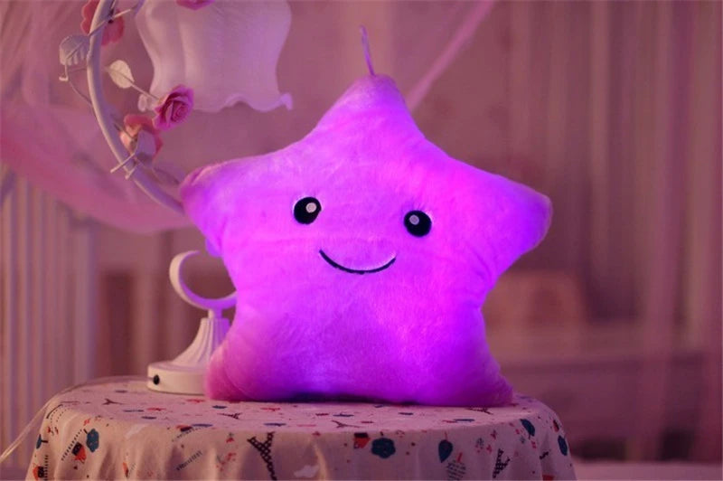 Glow Plush Star Pillow/Cushion For Kids