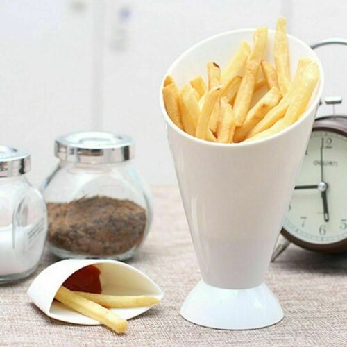 French Fries Holder Cone With Dip Holder