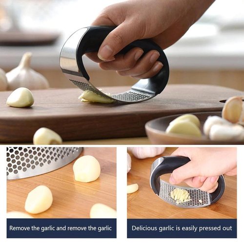 Stainless Steel Garlic Press