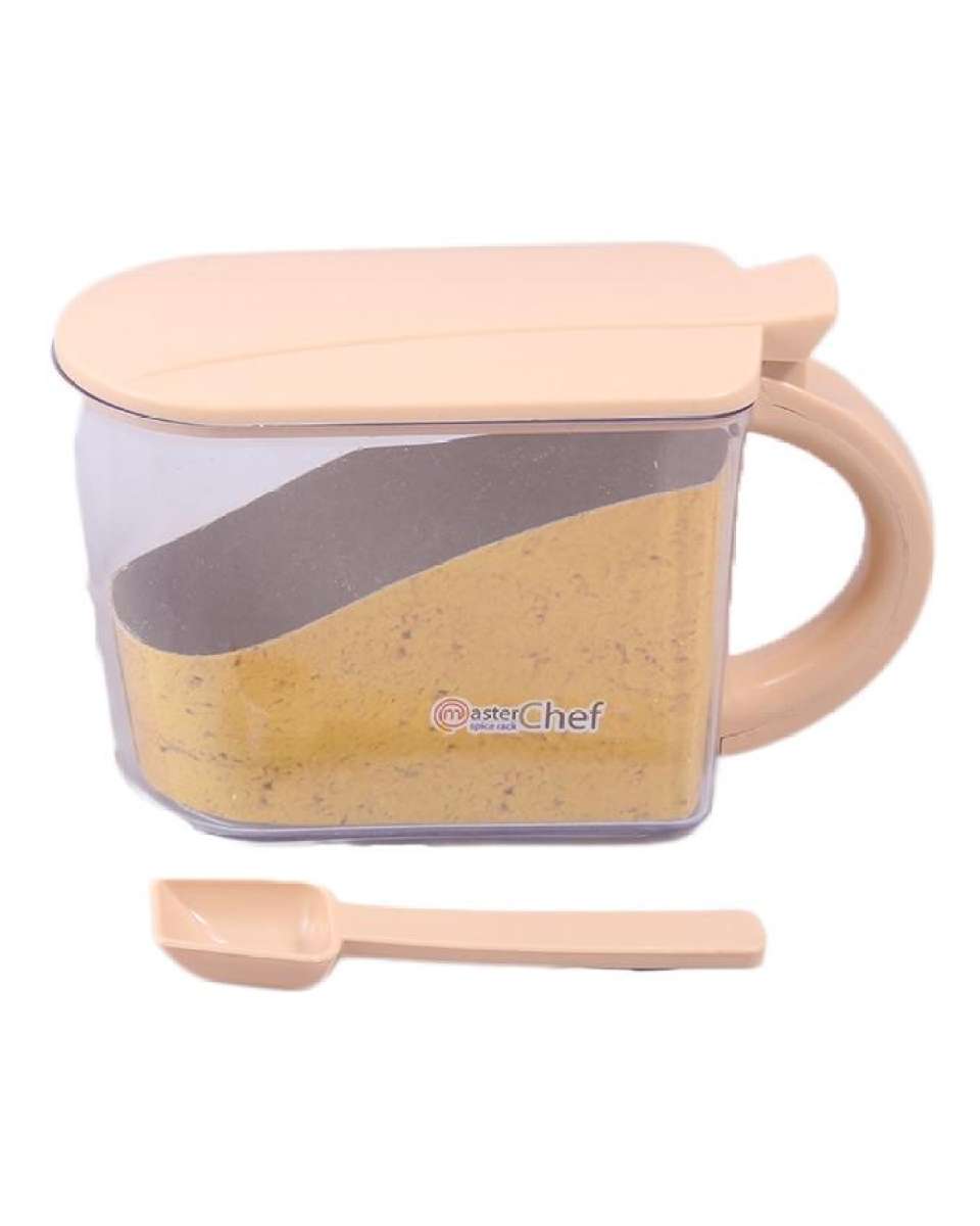 MasterChef Spice Rack With 6 Spice Jars – Beige