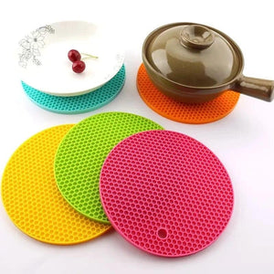 Round Silicone Heat Resistant Pot Rest/Heat Coaster Pads