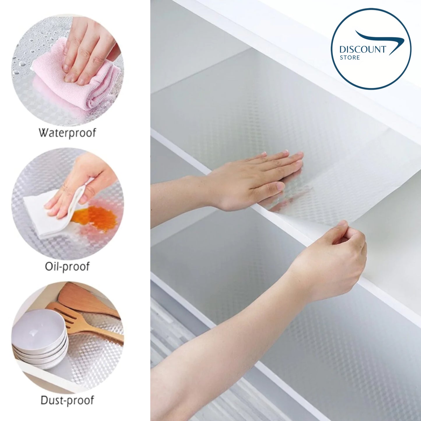 Self Adhesive Kitchen Aluminium Foil Sheet - (IMPORTED)