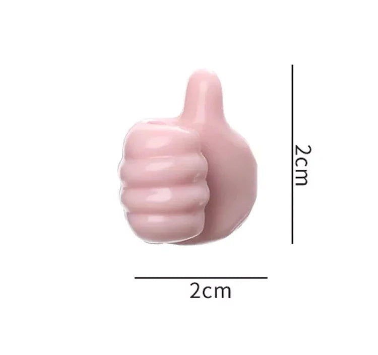 Self Adhesive Multifunctional Thumb Hook Organiser Clip