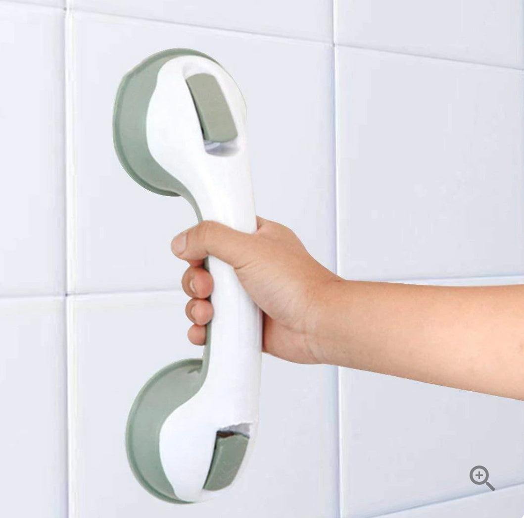 1pc Bathroom Suction Cup Grab Rack, Anti-slip Safety Handle For