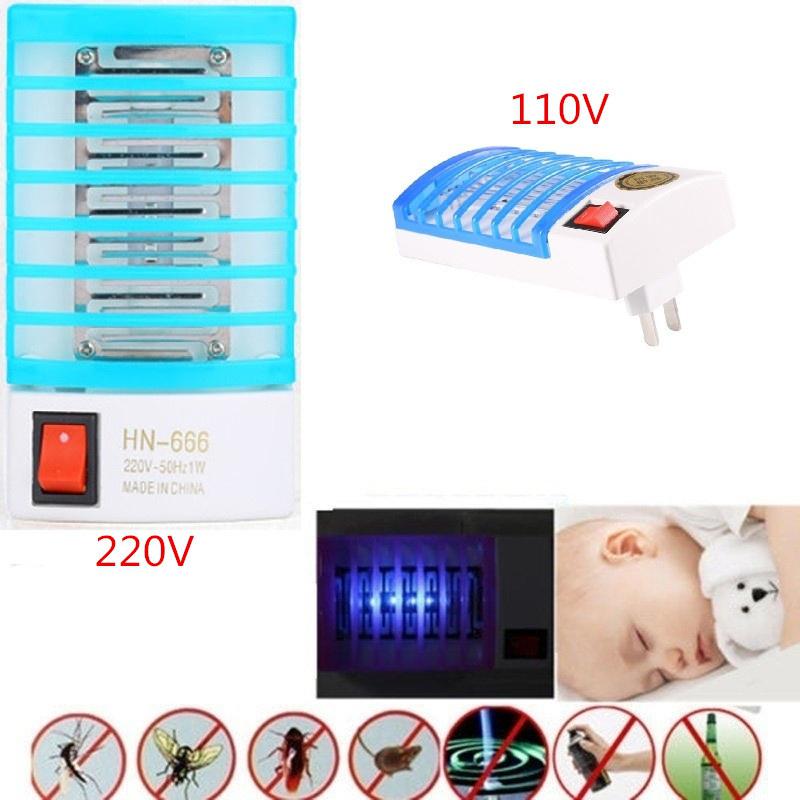 LED Electric Plug Mosquito Net Fly Insect Killer Lamp