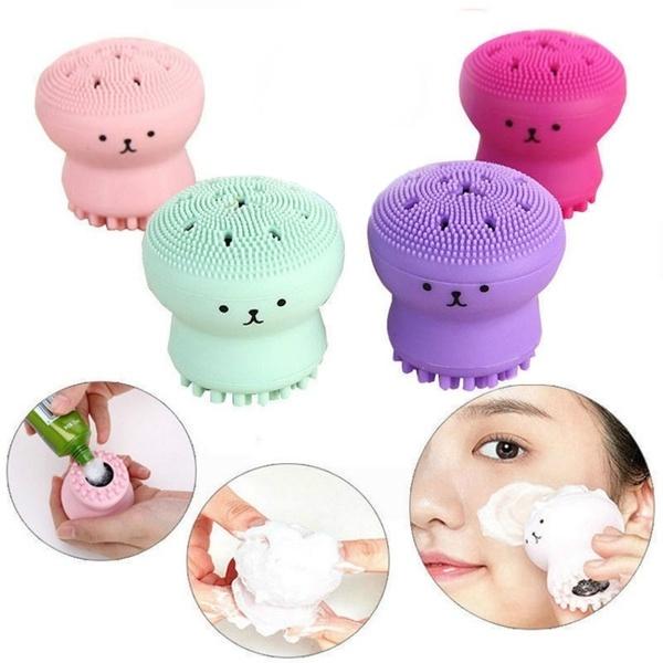 Octopus Facial Cleansing Brush For Face