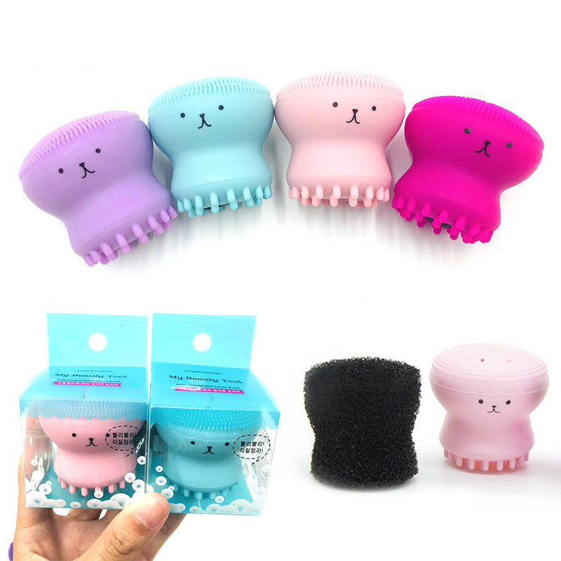 Octopus Facial Cleansing Brush For Face