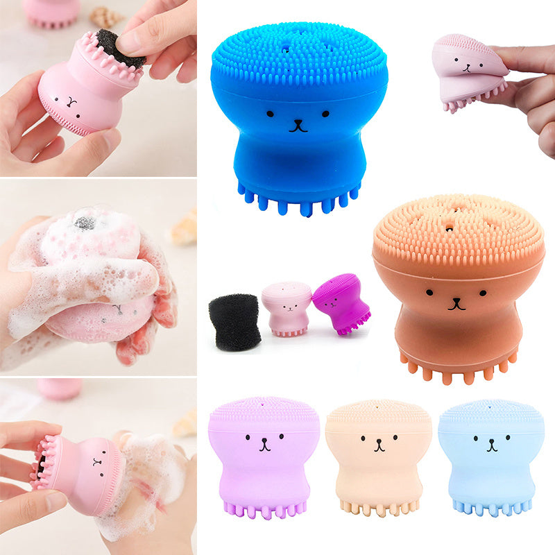Octopus Facial Cleansing Brush For Face