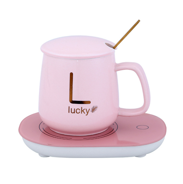 SALE - Ceramic Mug With Temperature Controlled Plate