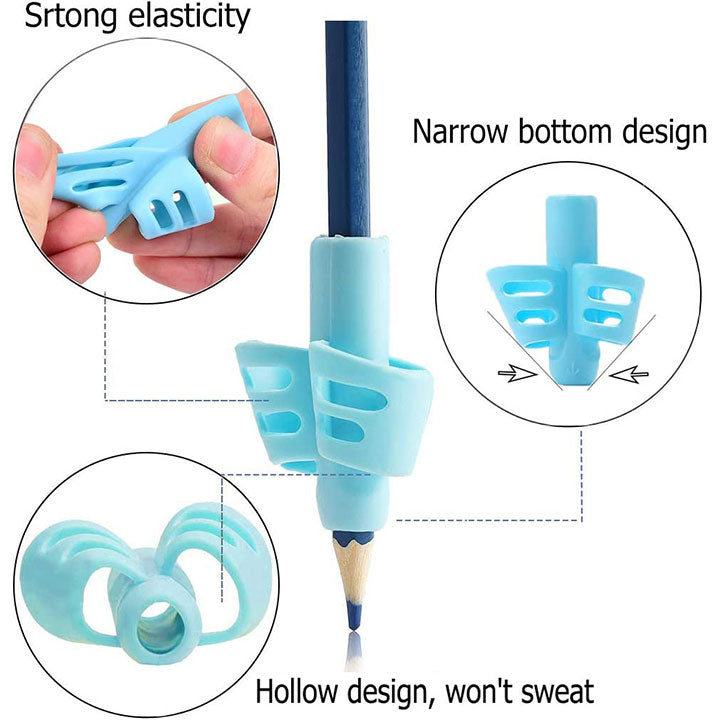 Pencil Grips - Children Pen Writing Aid Grip Set Posture Correction Tool