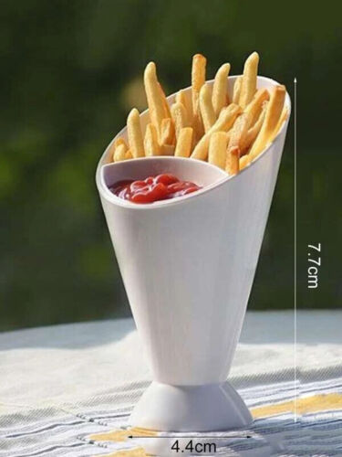 French Fries Holder Cone With Dip Holder