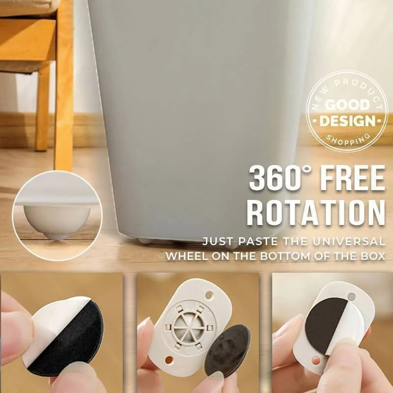 360° Universal Pulley Ball Wheels Set