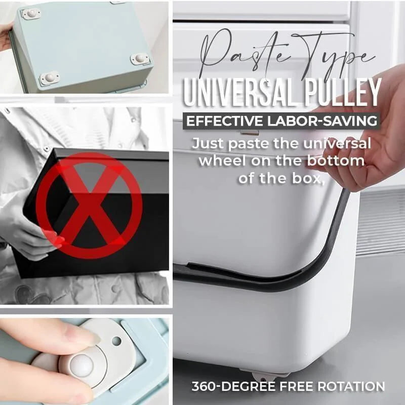 360° Universal Pulley Ball Wheels Set