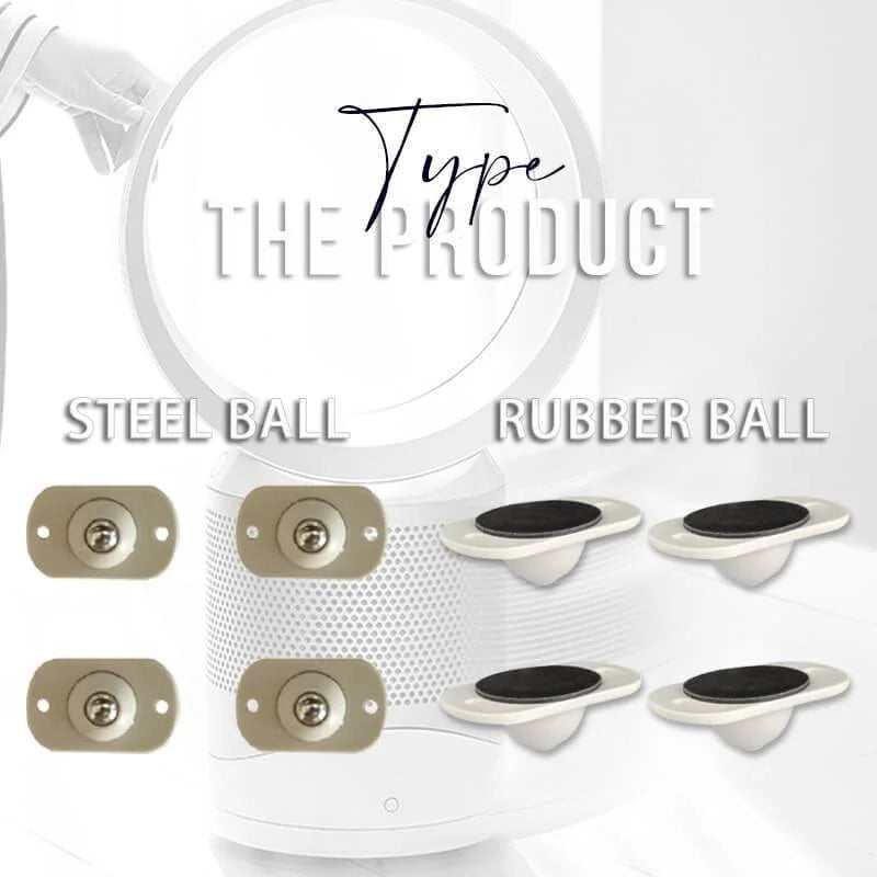 360° Universal Pulley Ball Wheels Set