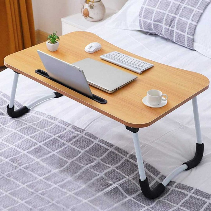 Laptop Bed Table Breakfast Tray with Foldable Legs