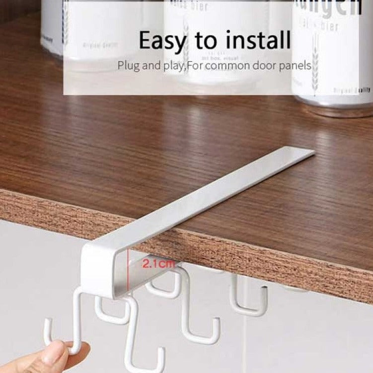 Storage Rack With Hooks 12 Hooks Storage Rack – DiscountStore