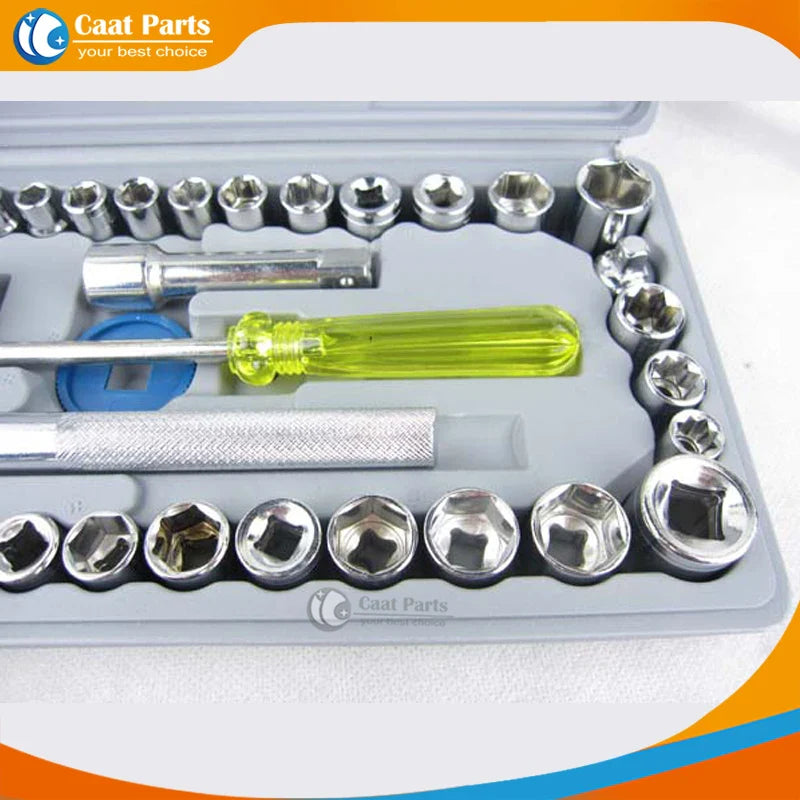 40pcs/Lot, Automobile Motorcycle Tool Box Set