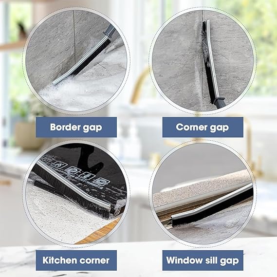 Brush for Home Bathroom Floor Door Window Gap Remove Dust