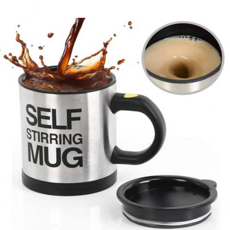 Self Stirring Mug For Coffee Tea