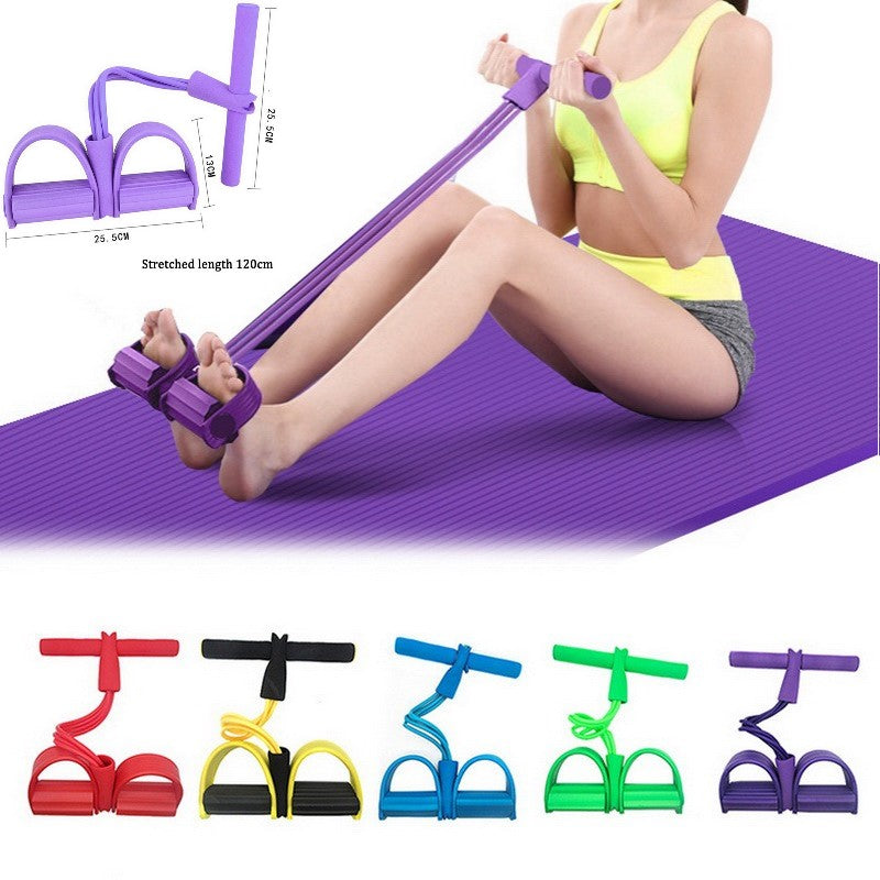 Exerciser Rower Belly Resistance Band