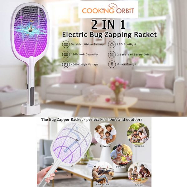 Electric Rechargeable Mosquito Killer Racket