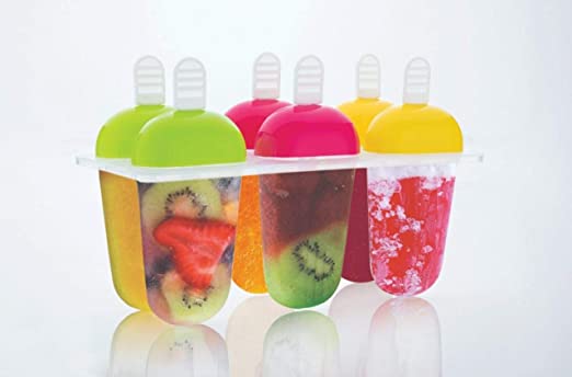 Plastic Reusable Popsicle Ice Candy Mould Tray With Sticks