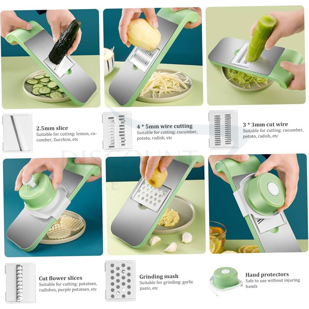 5 IN 1 Stainless Steel Vegetable Cutter