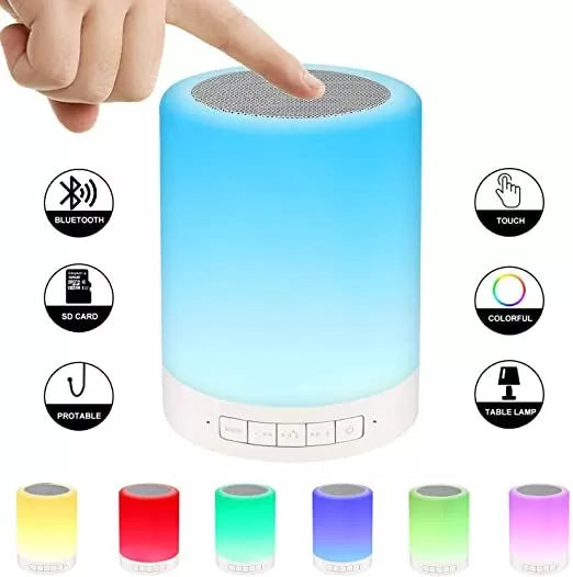 Wireless Bluetooth HiFi Speaker with Sound Light