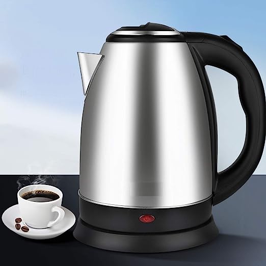 2 Litre Electric Kettle With Stainless Steel Body