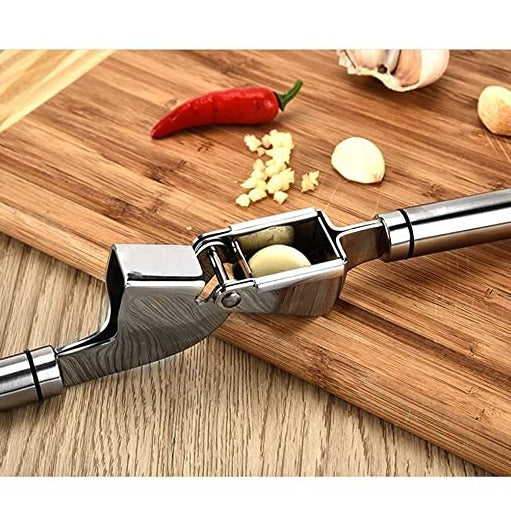 Stainless Steel Alloy Garlic Presser Squeezer Crusher Grinder Home Kitchen Tools Garlic Slicer
