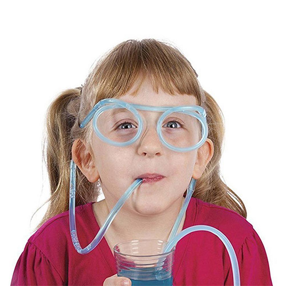 Funny Straw Drinking Glasses (Random Color)