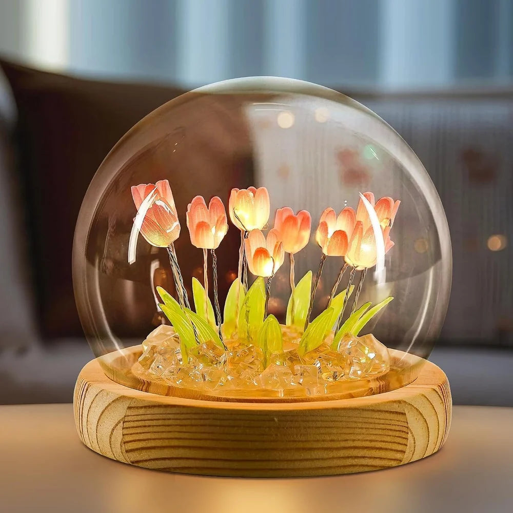 LED Acrylic Tulip Night Light DIY