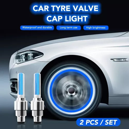 1 Pair Car Tyre Valve Light