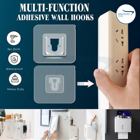 Double-Sided Self Adhesive Wall Hooks - (IMPORTED)