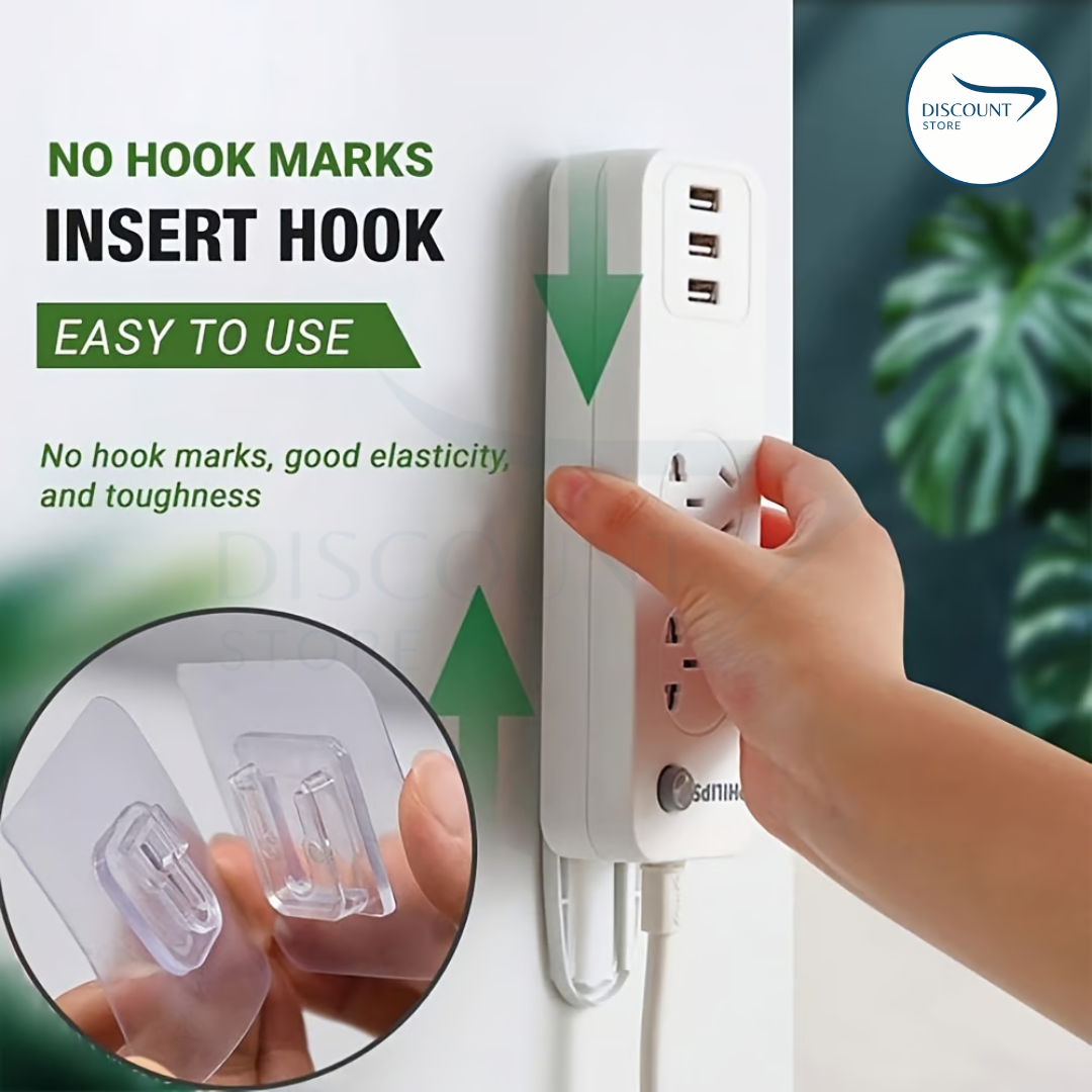 Double-Sided Self Adhesive Wall Hooks - (IMPORTED)