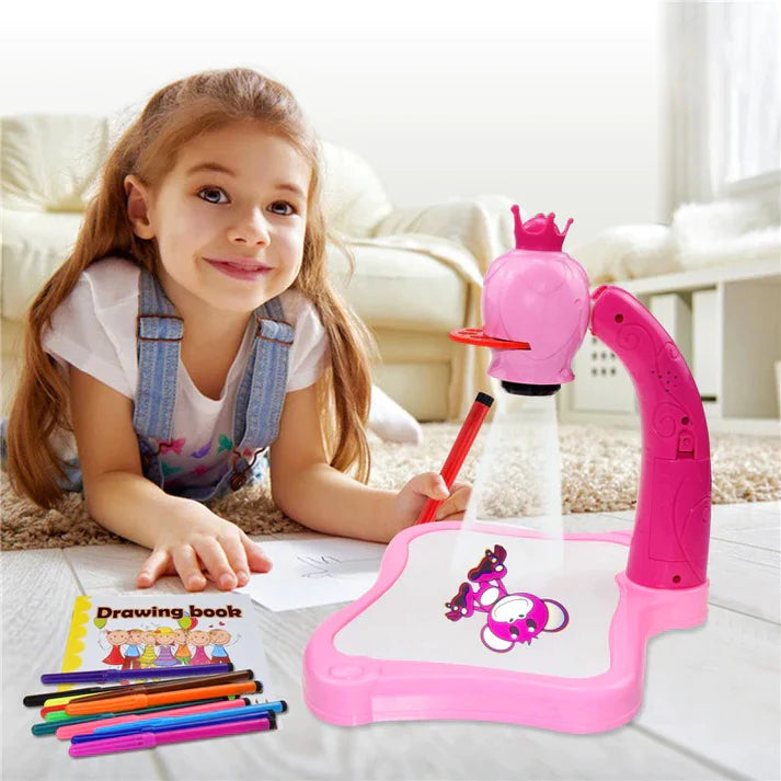 Kids Educational Drawing Projector Table