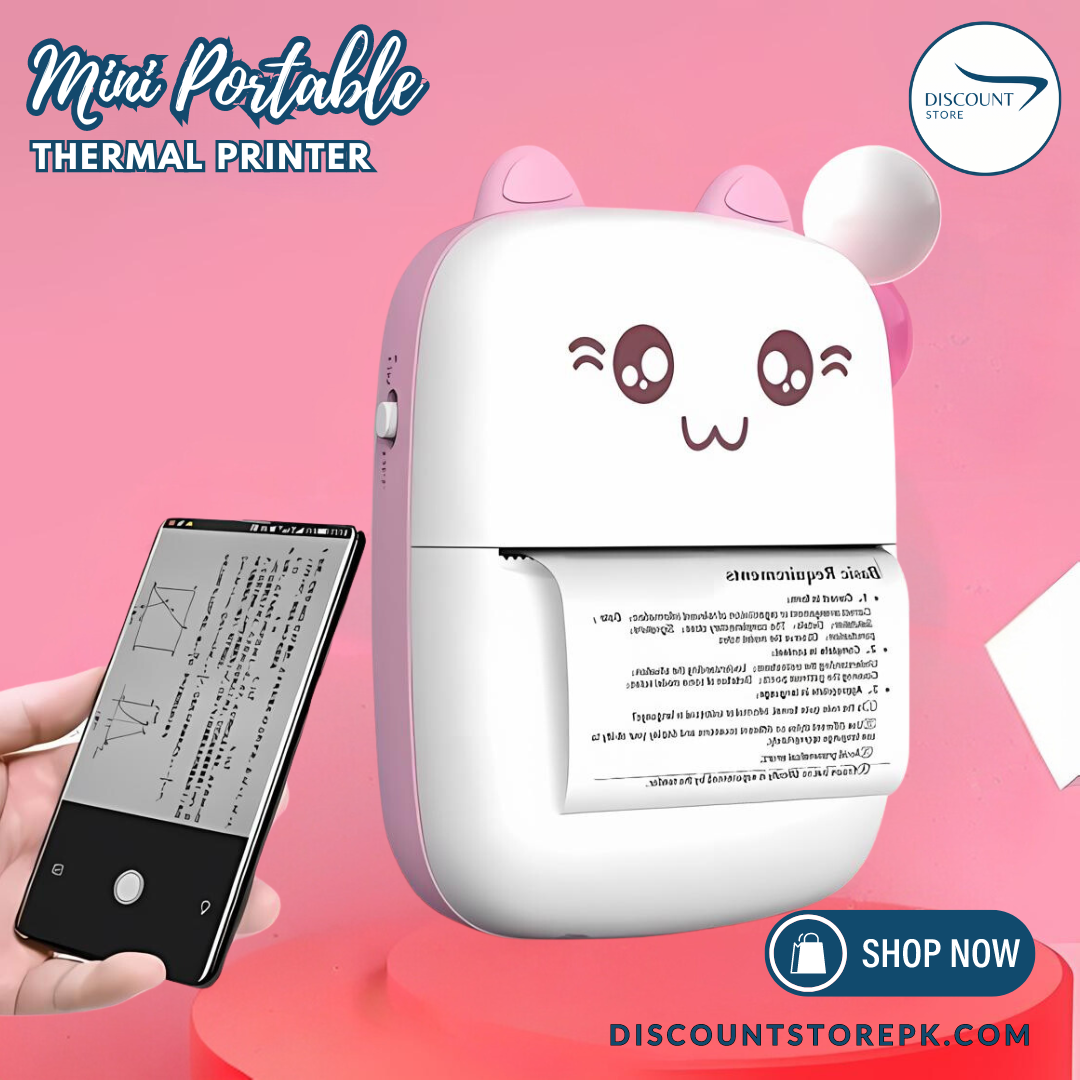 Heatless Mini Printer Mini Portable Thermal Printer – DiscountStore