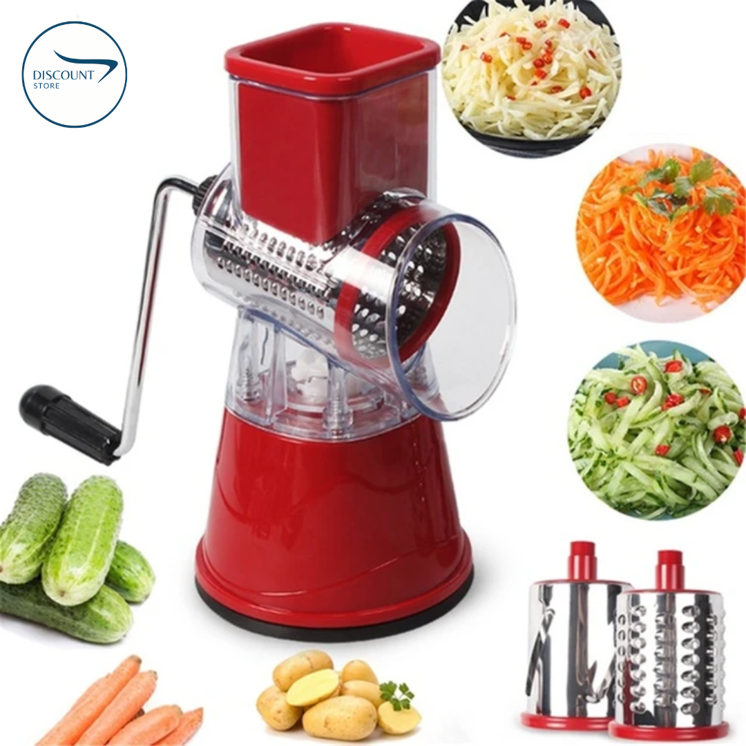 3 in 1 Table Top Drum Grater & Chopper - (IMPORTED)