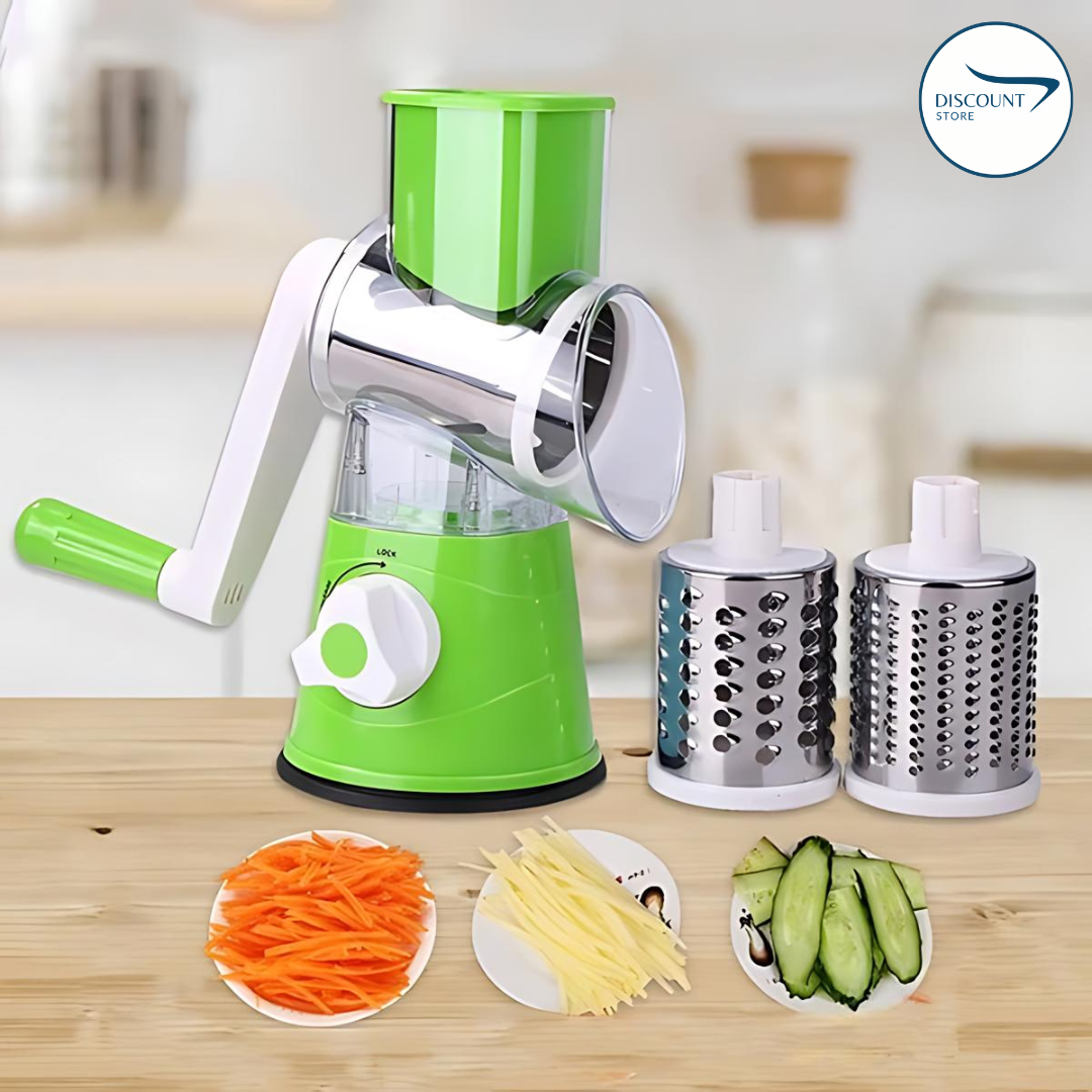 3 in 1 Table Top Drum Grater & Chopper - (IMPORTED)