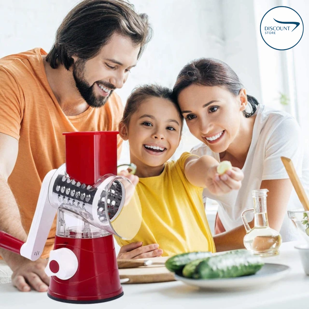 3 in 1 Table Top Drum Grater & Chopper - (IMPORTED)