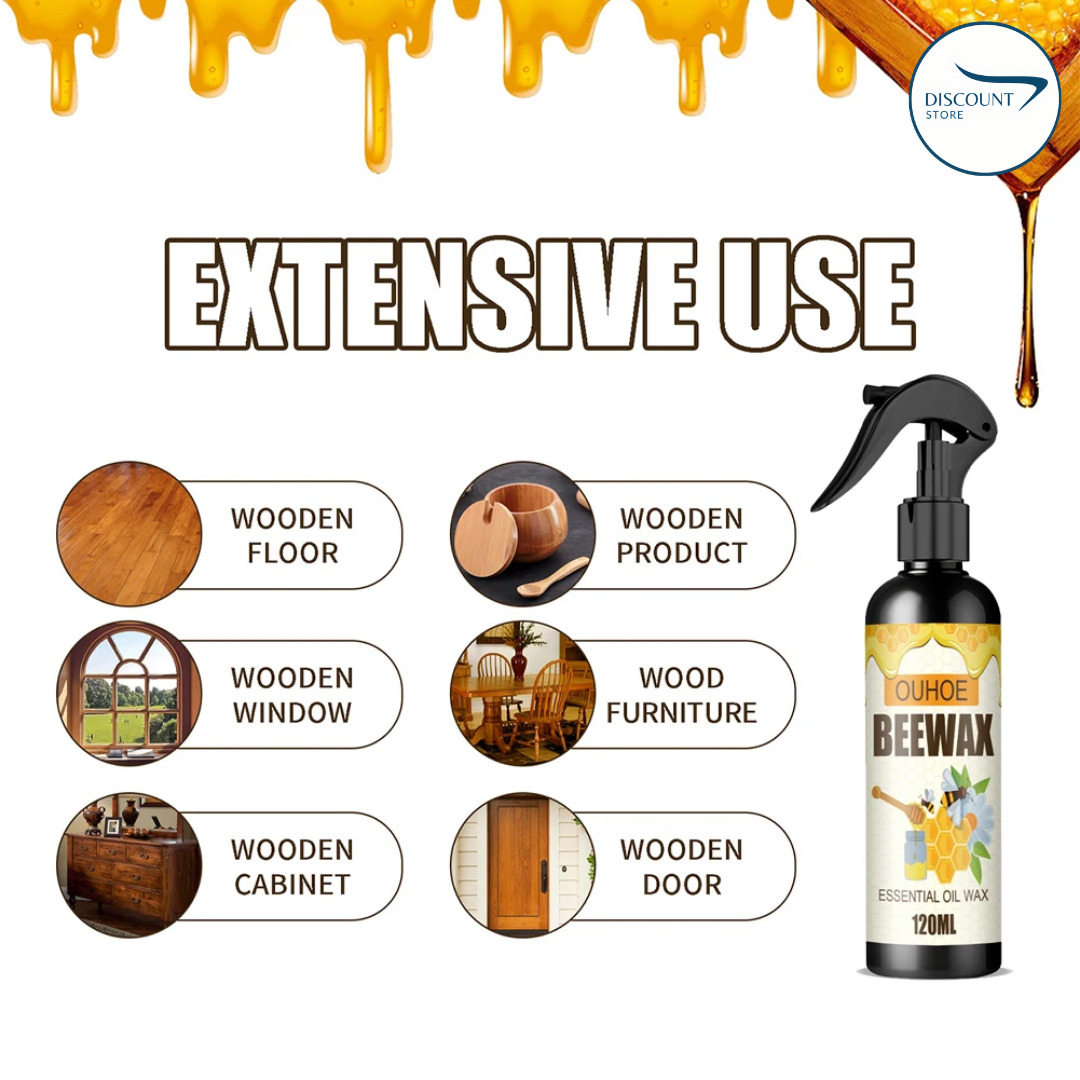 Natural Beeswax Furniture Polish Spray - (IMPORTED)