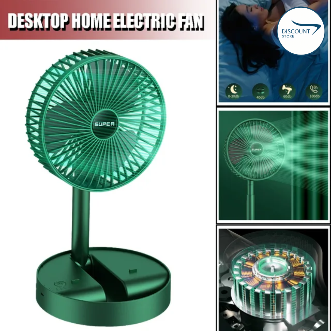 Portable Telescopic Folding Fan