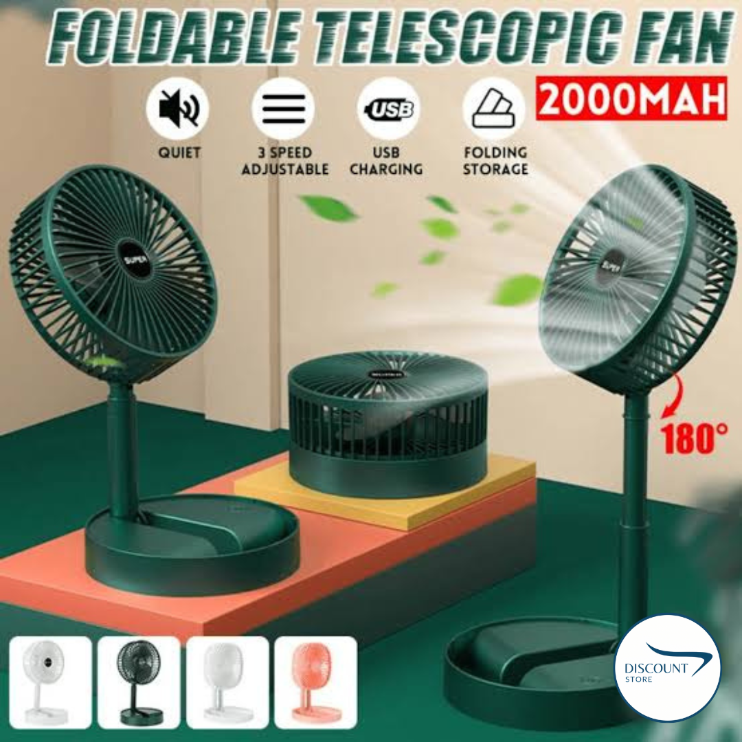 Portable Telescopic Folding Fan