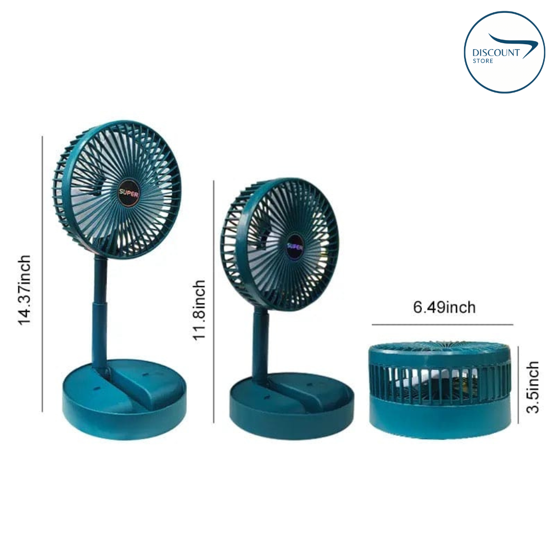 Portable Telescopic Folding Fan