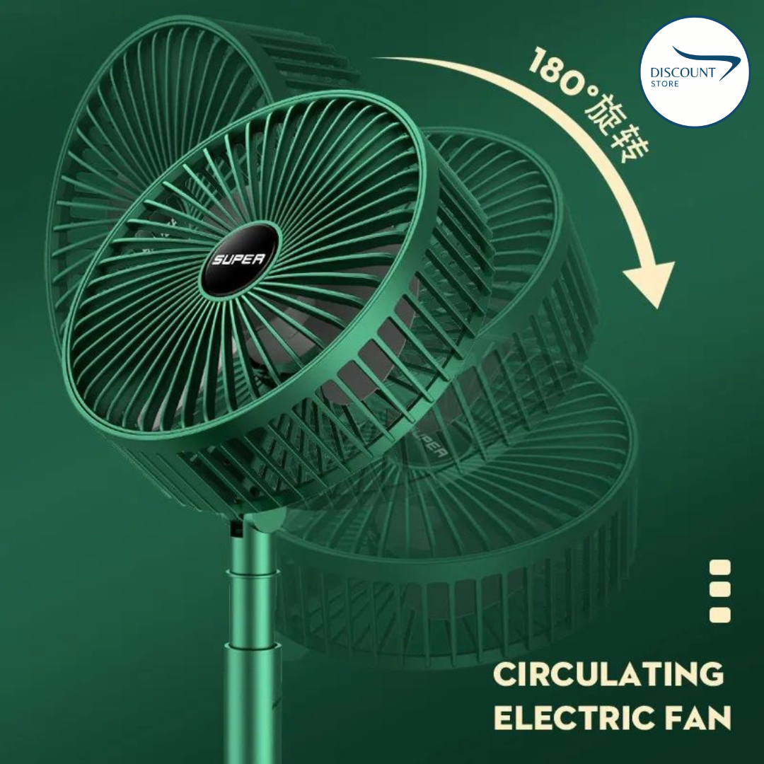 Portable Telescopic Folding Fan