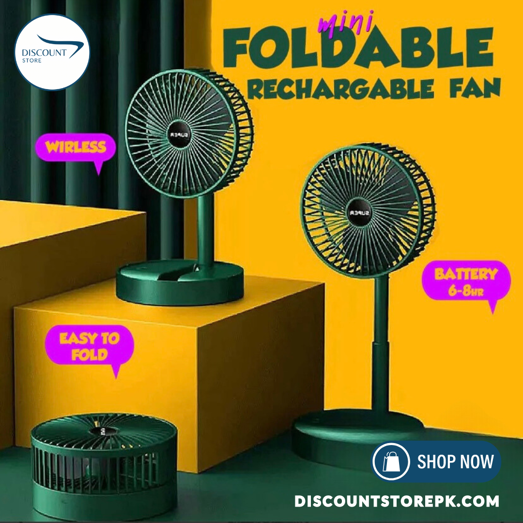 Portable Telescopic Folding Fan